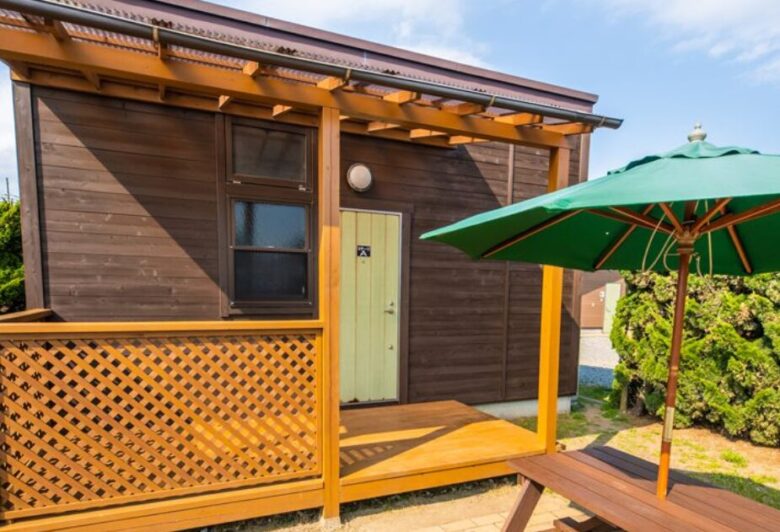 九十九里オートキャンプ場　太陽と海