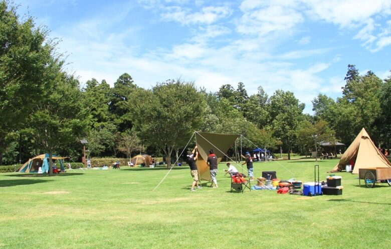 坂田ヶ池総合公園キャンプ場