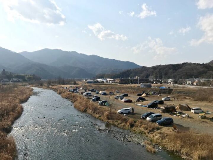 角田大橋河川敷